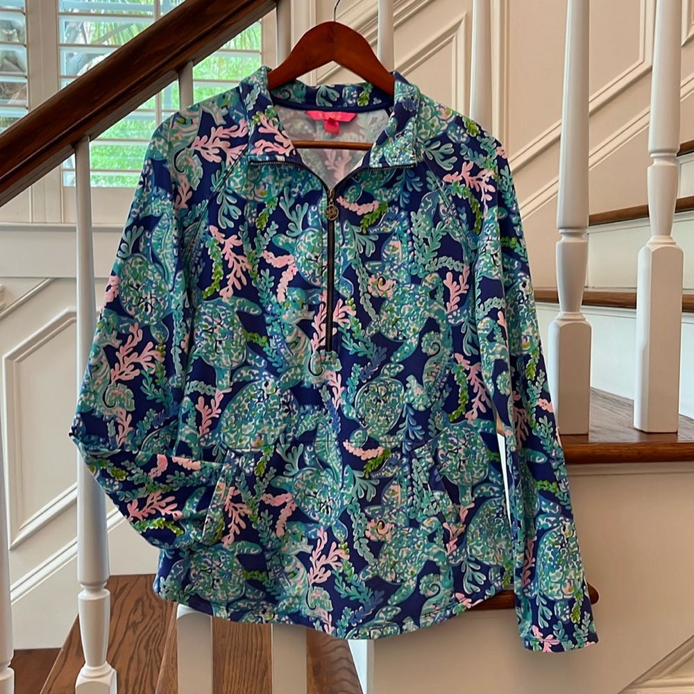 Lilly Pulitzer Skipper Popover Turtle Villa